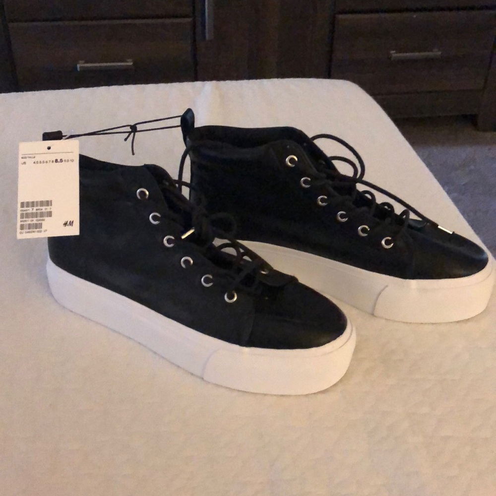 New With Tags H&M Platform High Tops